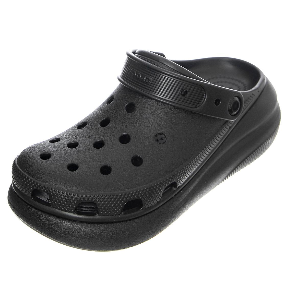 Classic Crush Clog Black - Sandali Unisex Neri  Uomo CROCS