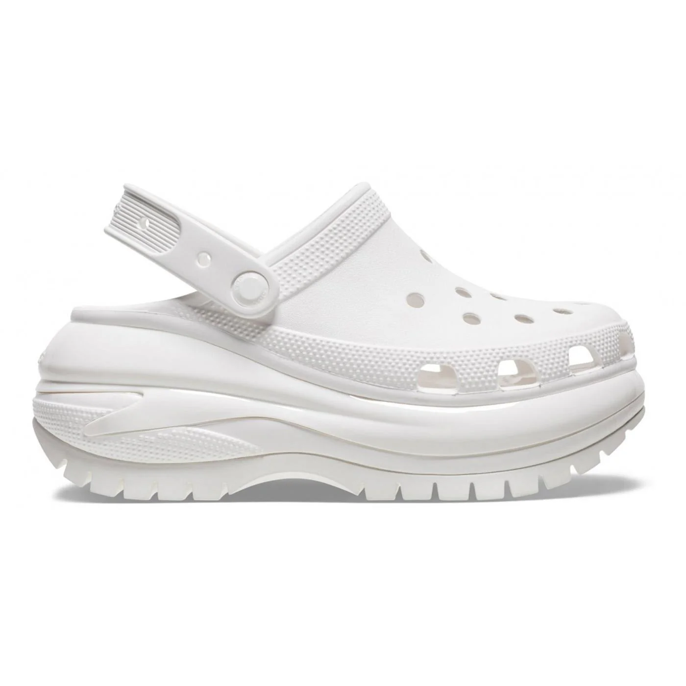 CLASSIC MEGA CRUSH CLOG WHITE - Sandali Donna Bianchi  Donna CROCS