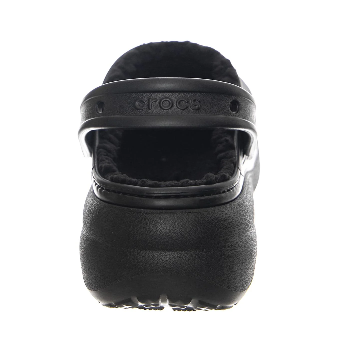 Classic Platform Lined Clog W BLK -  Sandali Donna Neri  Donna CROCS - Image 4