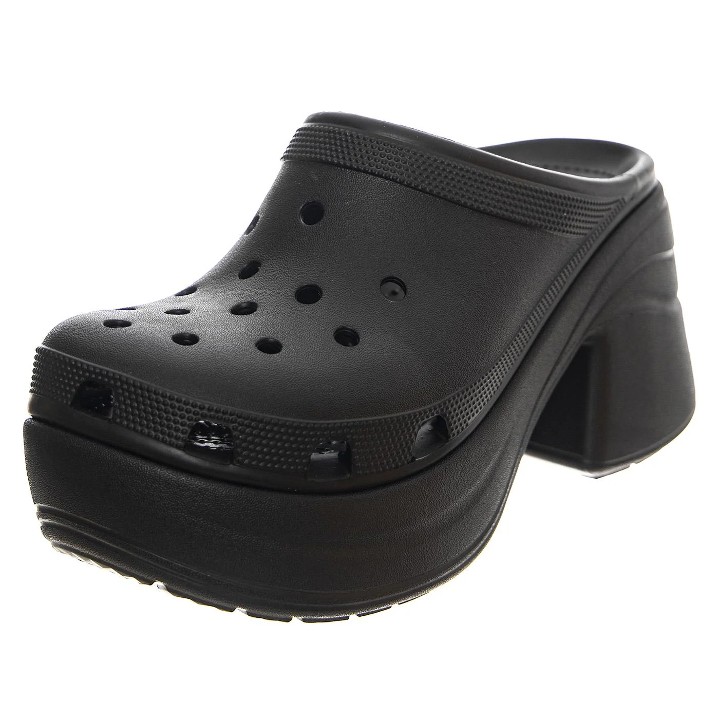 Siren Clog W BLK - Sandali Donna Neri Donna CROCS