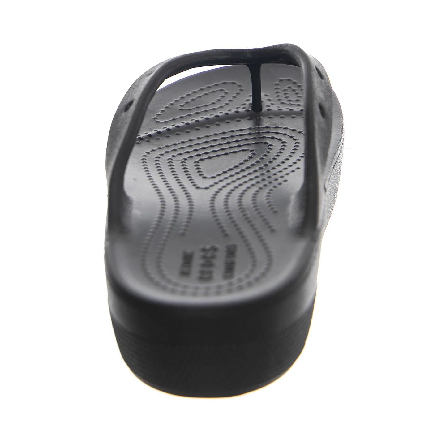 W' Classic Platform Flip Black - Sandali Donna Neri  Donna CROCS - Image 4