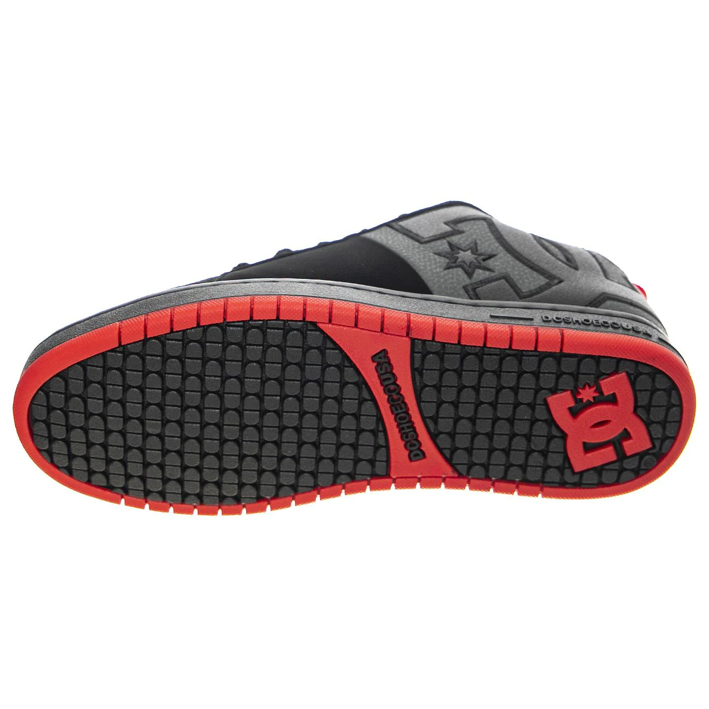 M' Court Graffik Black / Grey / Red - Scarpe Stringate Profilo Basso Uomo Nere US 12 Uomo DC - Image 5