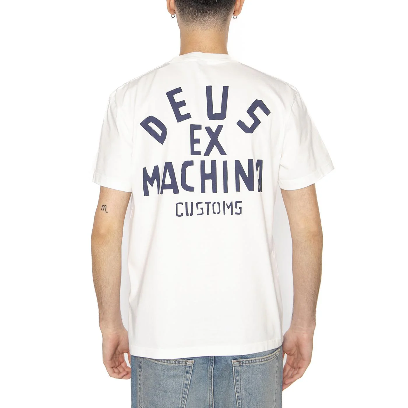 Pisstin Tee Vintage White - Maglietta Girocollo Uomo Bianca Uomo DEUS EX MACHINA - Image 3
