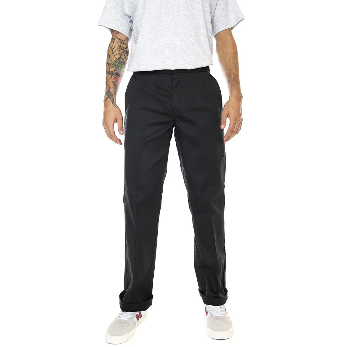 874 Work Pant Rec Black - Pantaloni Chino Uomo Neri Uomo DICKIES - Image 2