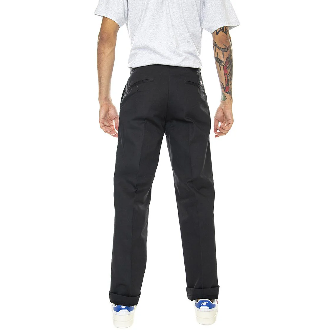 874 Work Pant Rec Black - Pantaloni Chino Uomo Neri Uomo DICKIES - Image 3