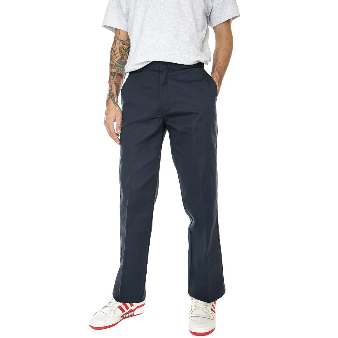 874 Work Pant Rec Dark Navy - Pantaloni Chino Uomo Blu Uomo DICKIES