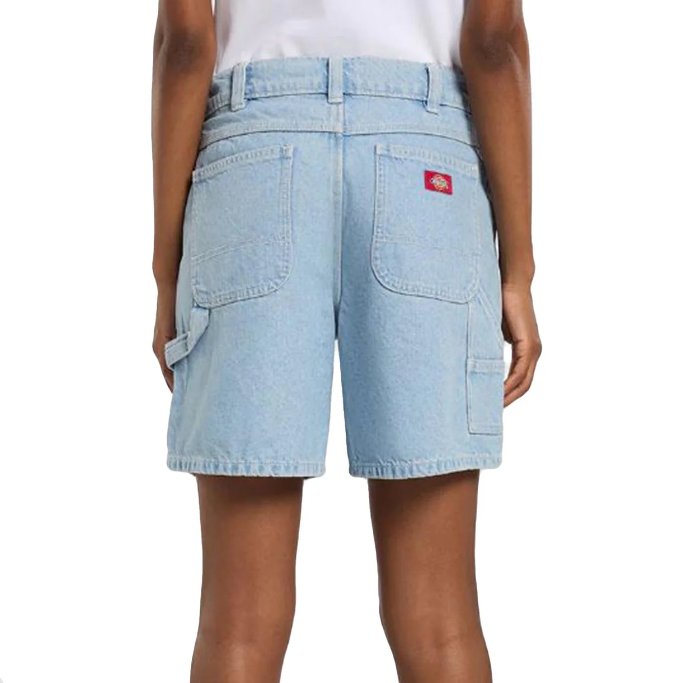993 7 INCH CARPENTER SHORT VINTAGE BLUE - Bermuda Denim Jeans Donna Blu Donna DICKIES - Image 3
