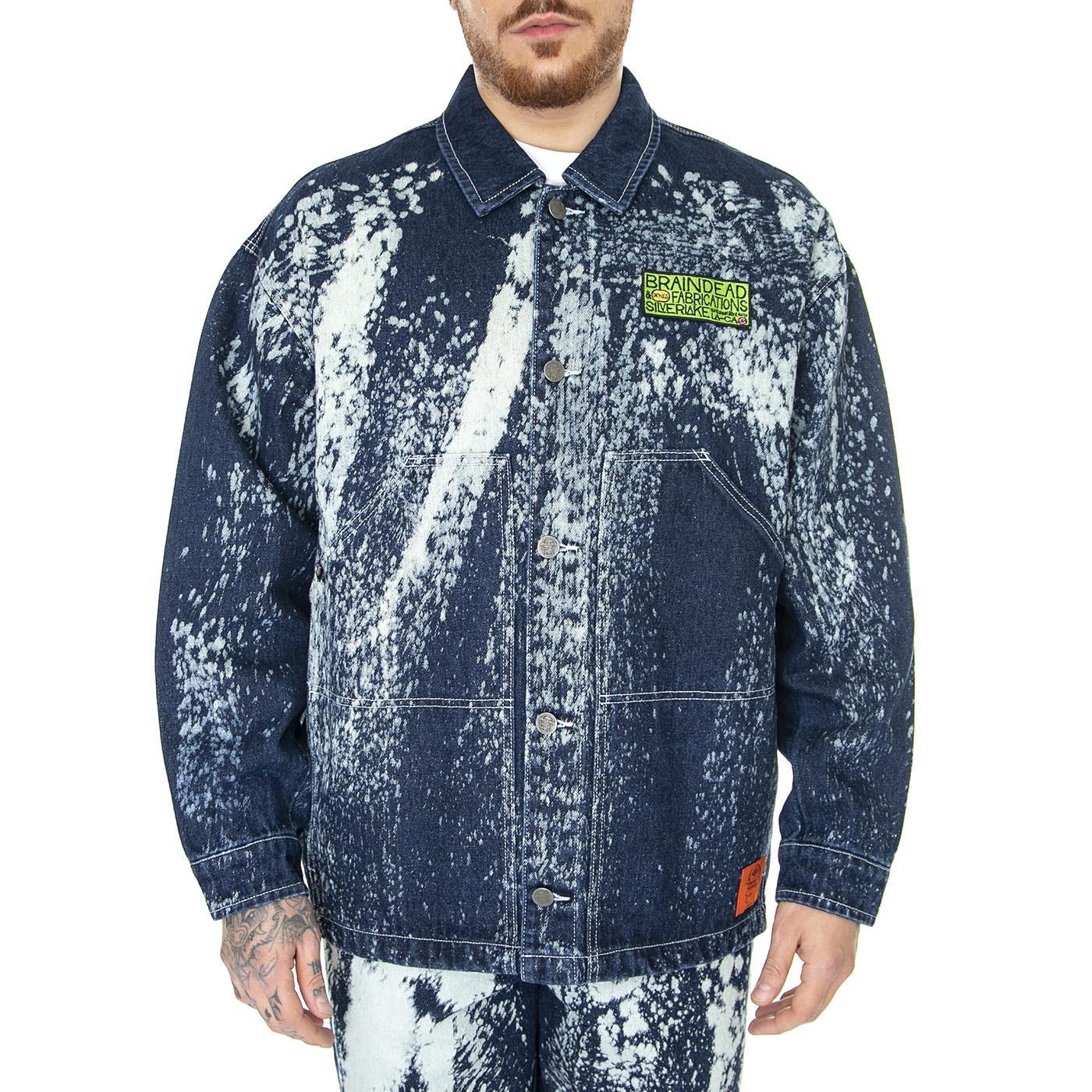 BD x DICKIES Gardening Jacket Bleached Denim - Giacca Uomo Blu Denim / Multicolore Uomo DICKIES - Image 2