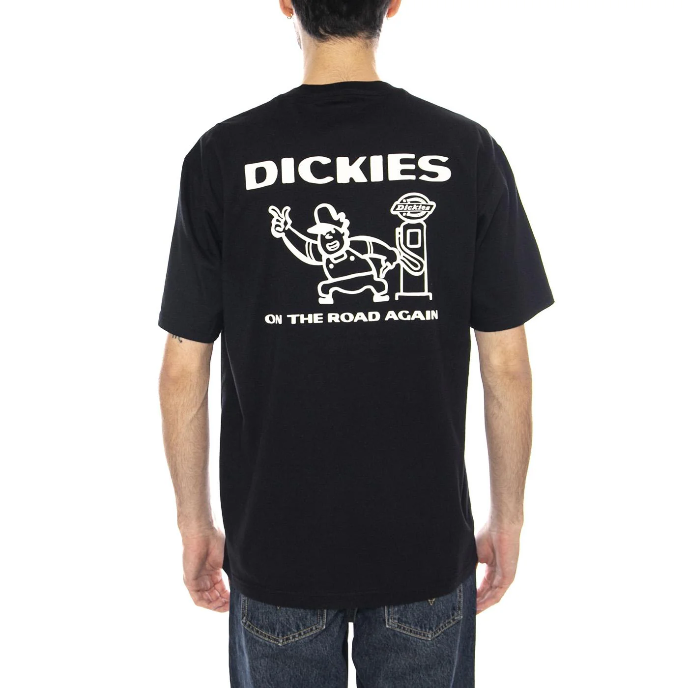 Burns SS Maglietta -- Maglietta Uomo Nera  Uomo DICKIES - Image 3
