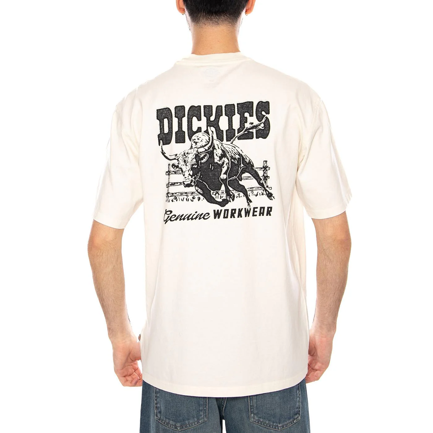 BUTCHELL SS TEE EGYPT - Maglietta Girocollo Uomo Bianca  Uomo DICKIES - Image 3