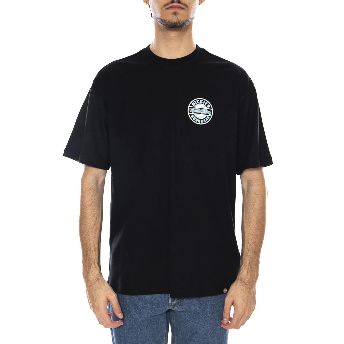DICKIES Circle Tee Black - Maglietta Girocollo Uomo Nera Uomo DICKIES - Image 2