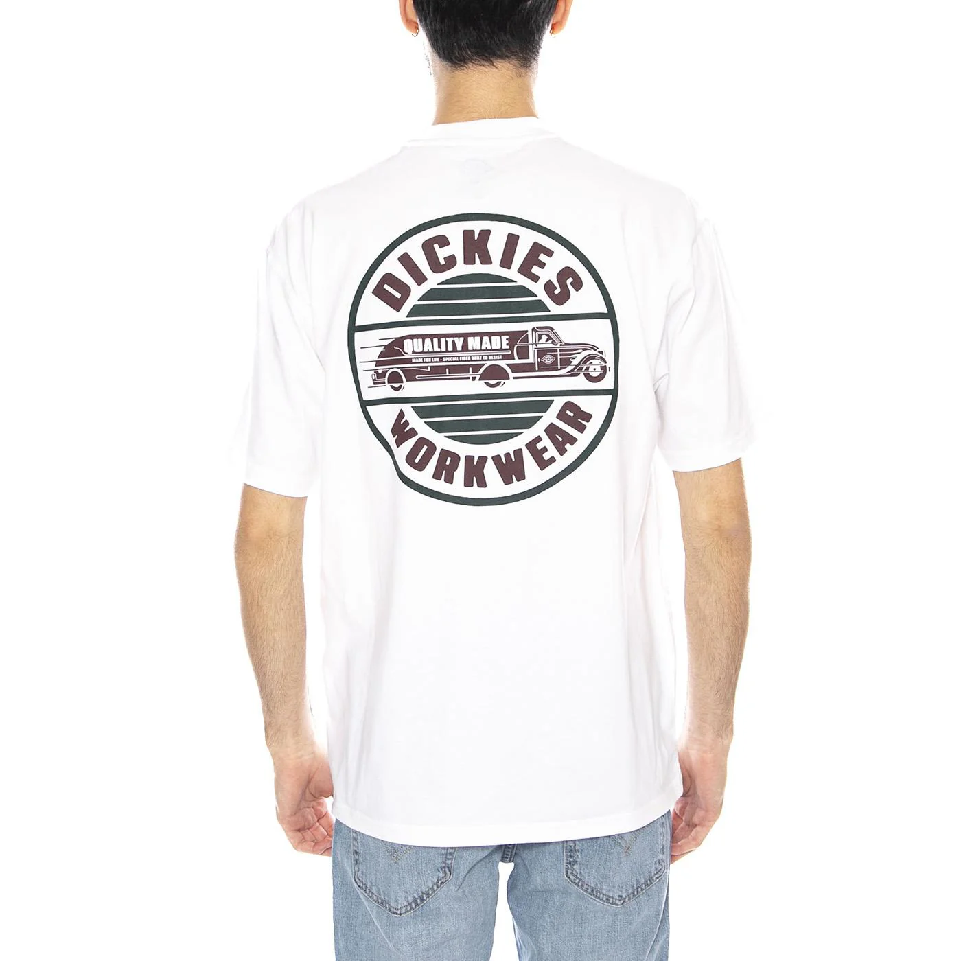 Dickies Circle Tee SS -- Maglietta Uomo Bianca  Uomo DICKIES - Image 3