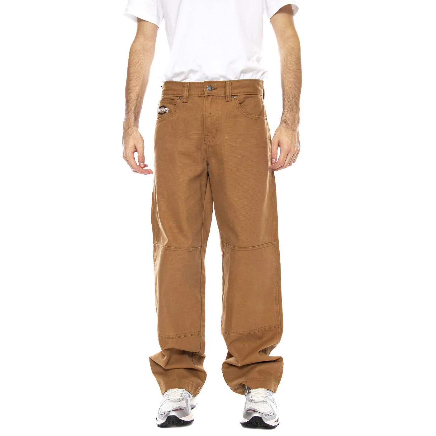 Dickies x Thrasher Logo Pant Brown Duck - Pantaloni Uomo Marroni Uomo DICKIES - Image 2