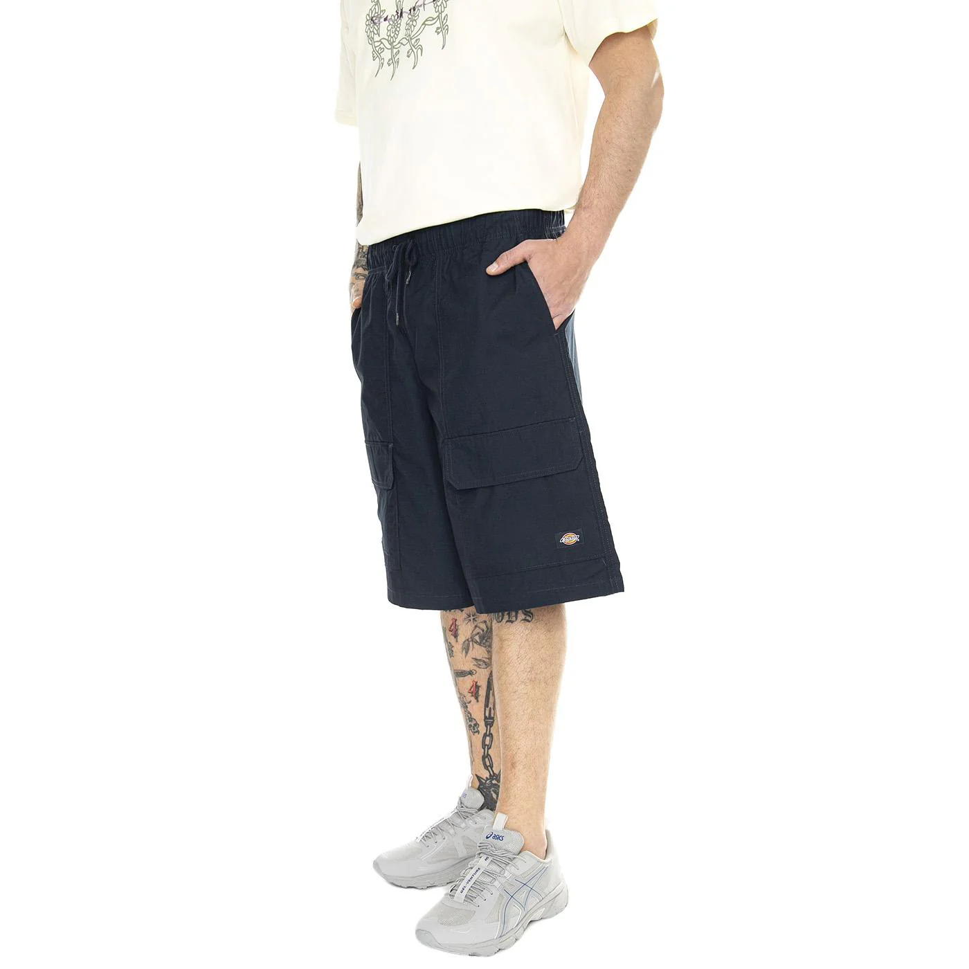 Fisherville Short Dark Navy - Bermuda Uomo Blu  Uomo DICKIES