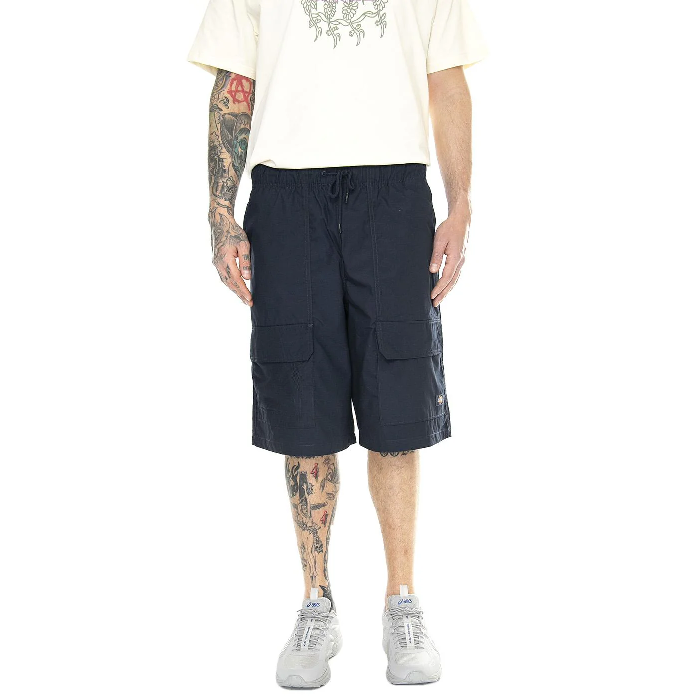 Fisherville Short Dark Navy - Bermuda Uomo Blu  Uomo DICKIES - Image 2