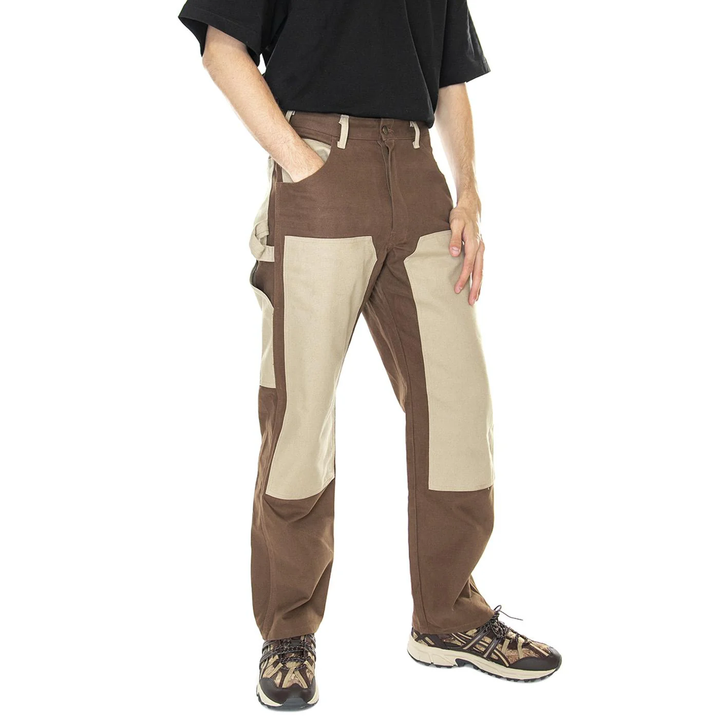 M' NYS Duck Utility Painter Pant Timber - Pantaloni Denim Jeans Uomo Marroni  Uomo DICKIES