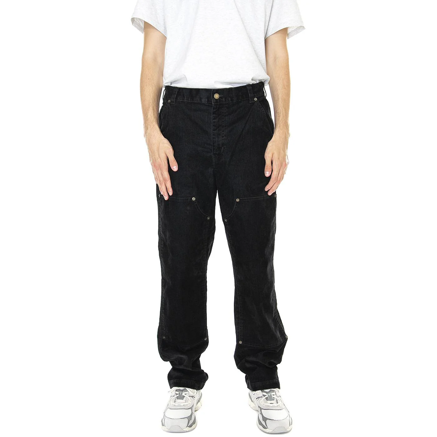 M' OC x DICKIES Flock Utility Pant Black - Pantaloni Uomo Neri  Uomo DICKIES - Image 2