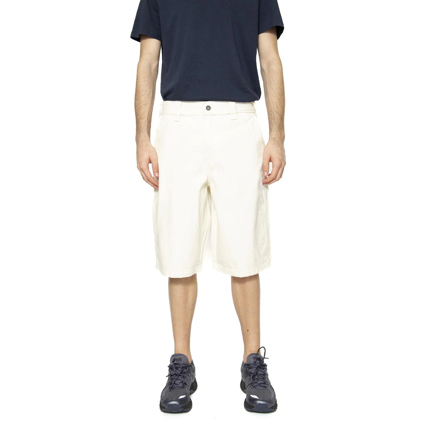 Medison Denim Short Ecru - Bermuda Denim Jeans Uomo Bianchi Uomo DICKIES - Image 2