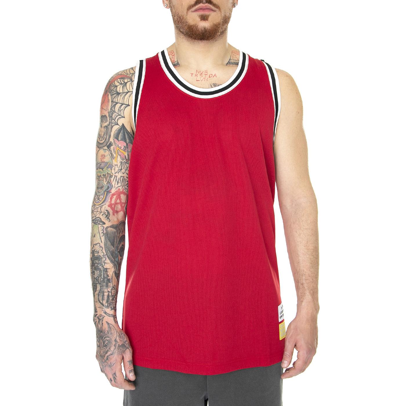 NYS Basketball Jersey English Red - Canotta Uomo Rossa Uomo DICKIES - Image 2