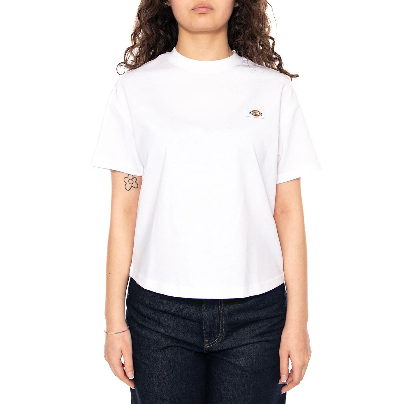 OAKPORT BOXY SS TEE - Maglietta Girocollo Donna Bianca Donna DICKIES - Image 2