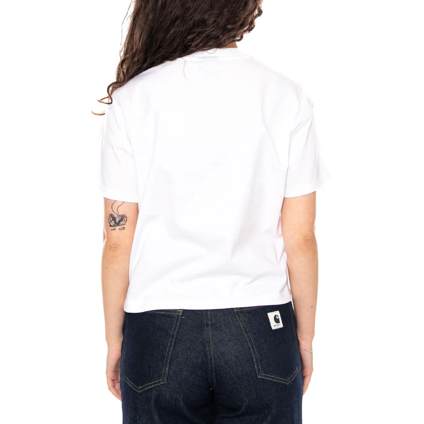 OAKPORT BOXY SS TEE - Maglietta Girocollo Donna Bianca Donna DICKIES - Image 3