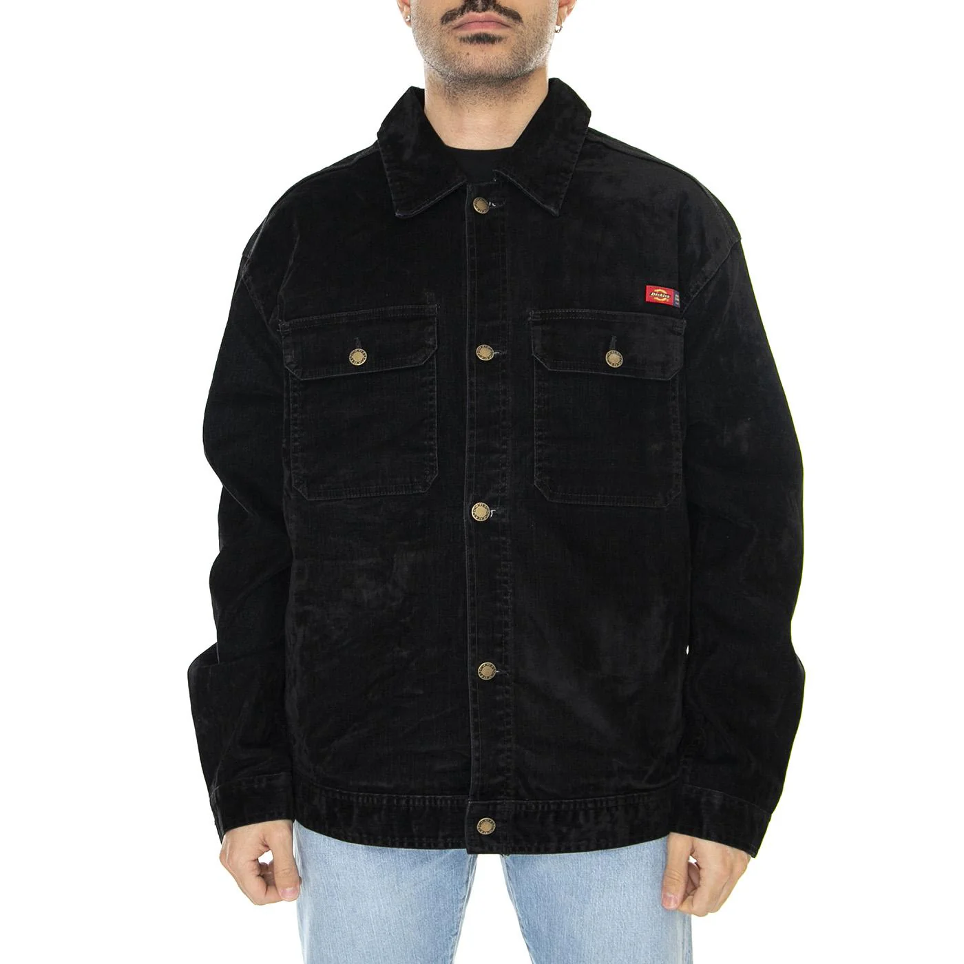 Oc x Dickies Flock Jacket Black - Giacca Estiva Uomo Nera Uomo DICKIES - Image 2