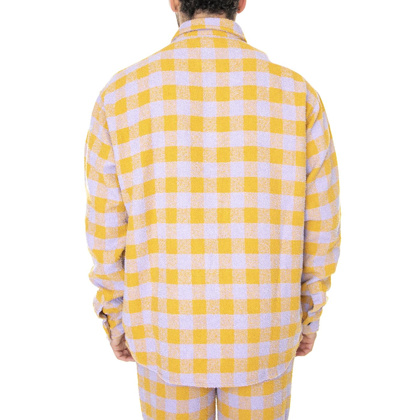OC x DICKIES Tweed Shirt Lilac Check - Camicia Uomo Multicolore Uomo DICKIES - Image 3