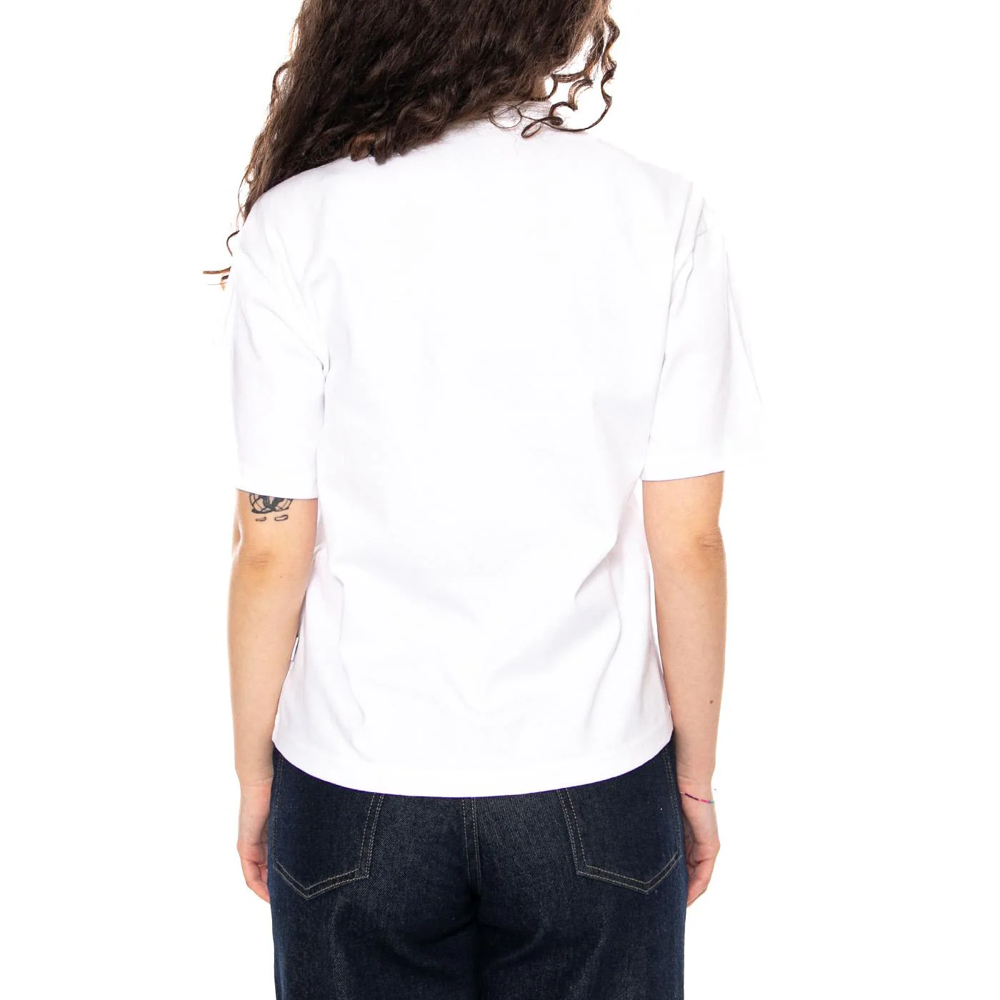 POLK SS TEE W White - Maglietta Girocollo Donna Bianca  Donna DICKIES - Image 3