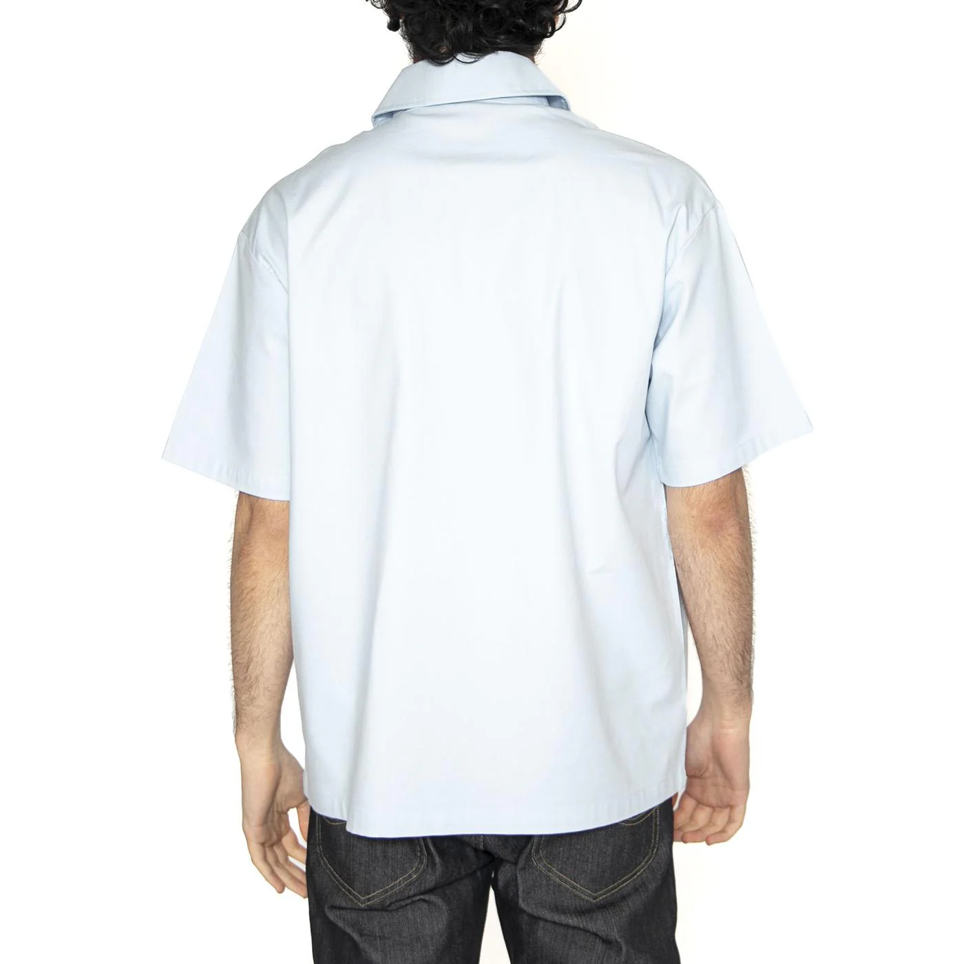 Ranch Qz Shirt Skyway - Camicia Maniche Corte Uomo Blu Uomo DICKIES - Image 3