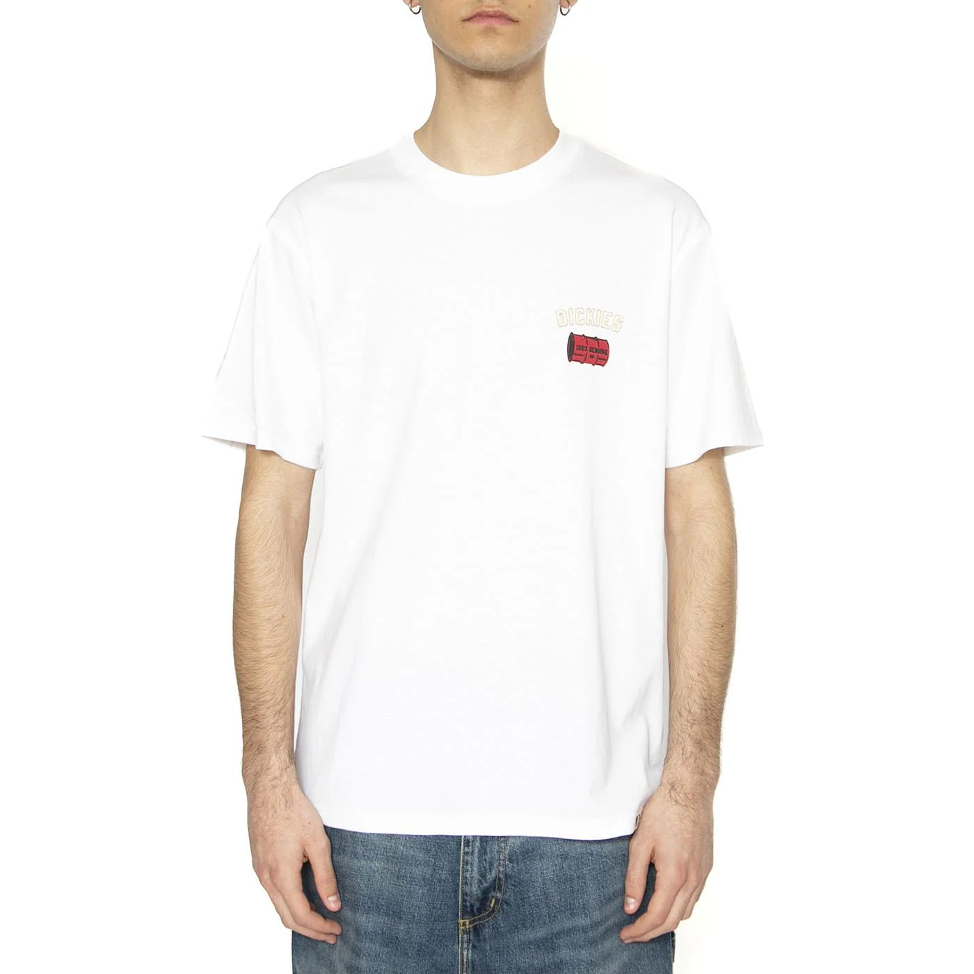 Service Crew SS Tee White - Maglietta Girocollo Uomo Bianca Uomo DICKIES - Image 2