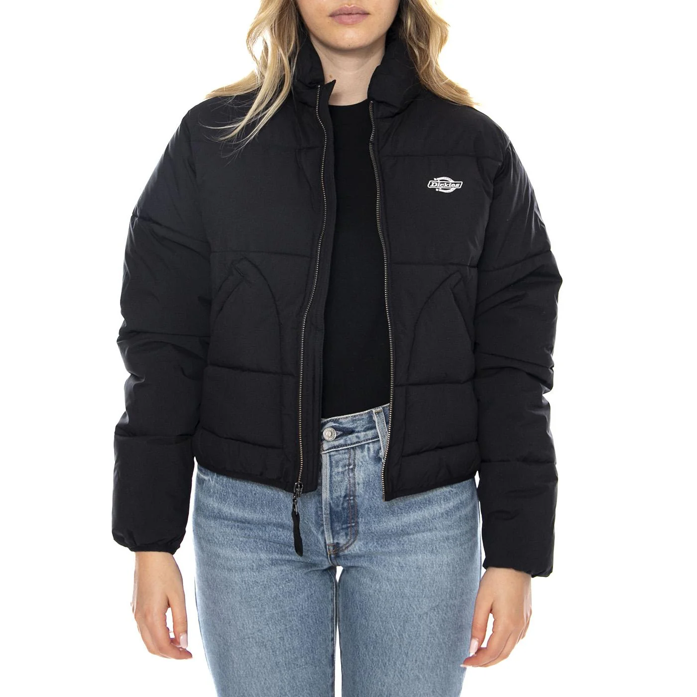 Summerdale Puffer W Black -- Giacca Donna Nera Donna DICKIES - Image 2