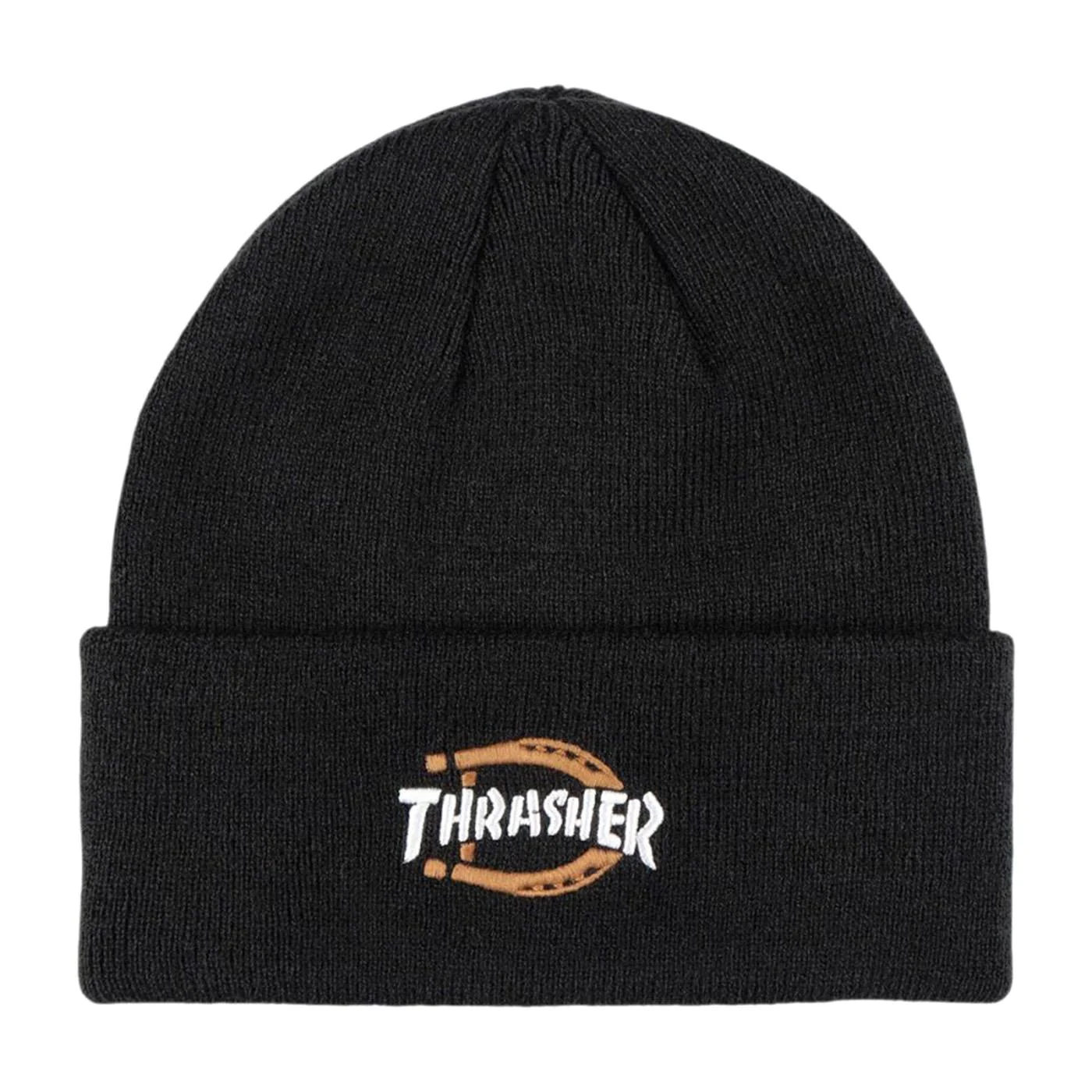 Thrasher x Dickies Beanie Black - Berretto Nero ACCESSORI DICKIES