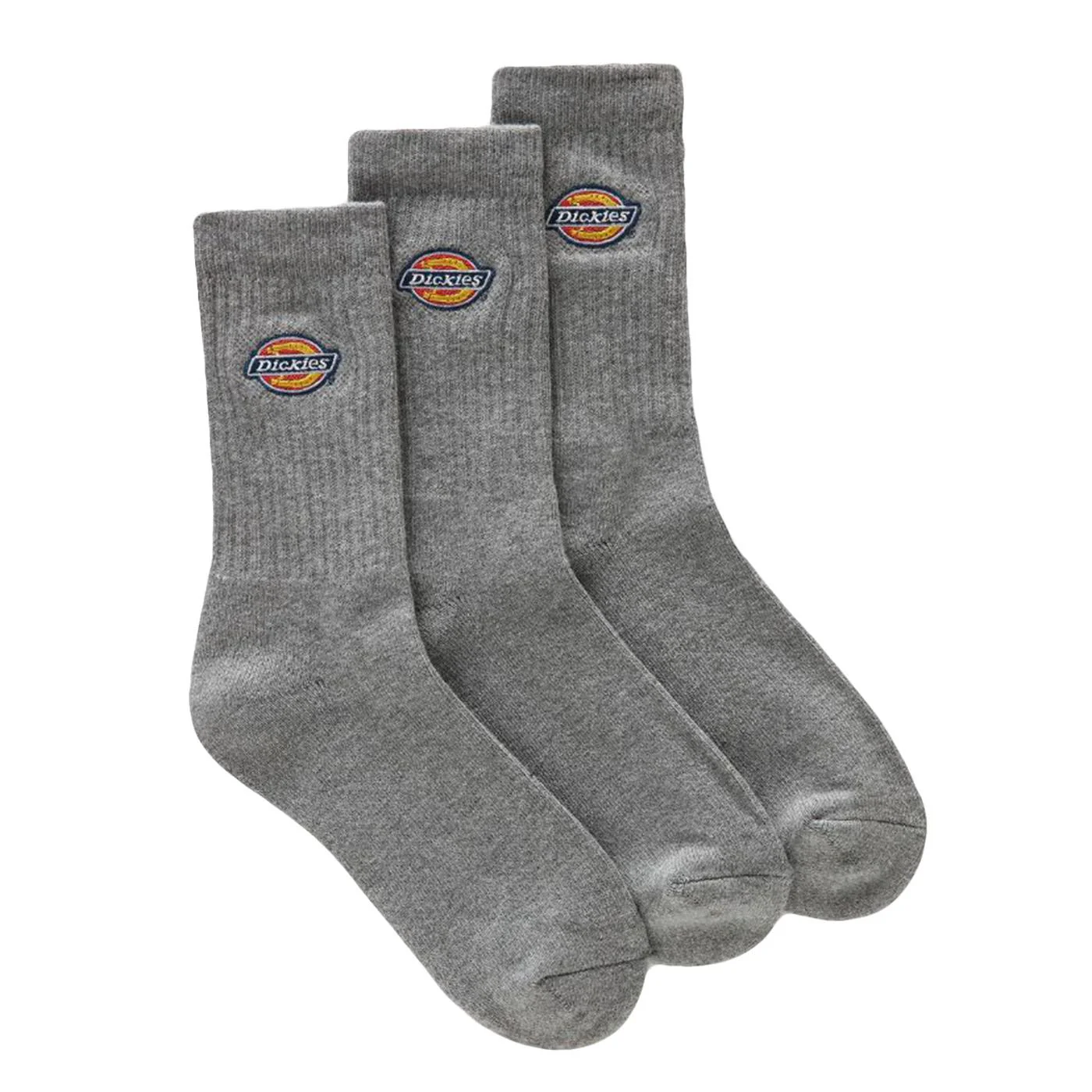 Valley Grove Sock Grey Melange - Set da 3 Paia di Calzini Grigi ACCESSORI DICKIES
