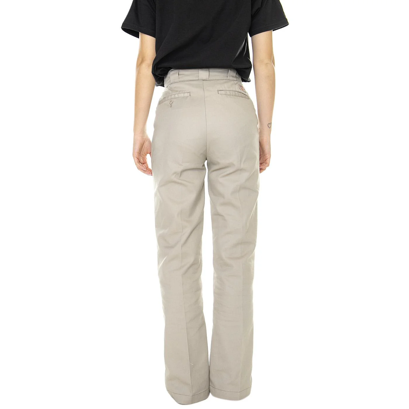 W' Phoenix Split Hem Sandstone - Pantaloni Donna Beige Donna DICKIES - Image 3