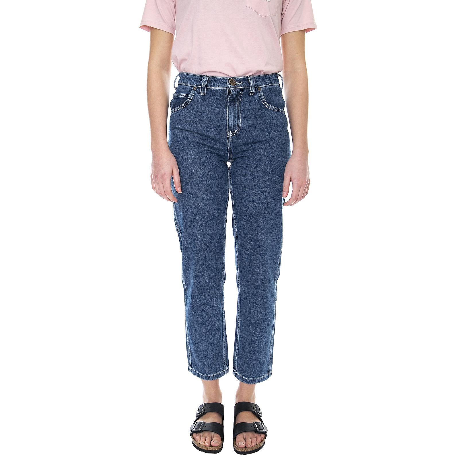 Womens Ellendale Denim Jeans - Classic Blue - Denim Jeans Donna Blu  Donna DICKIES - Image 2