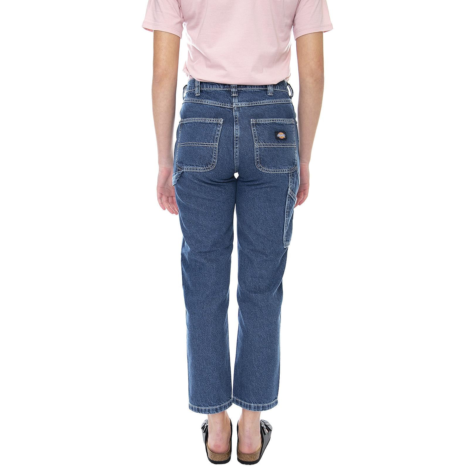 Womens Ellendale Denim Jeans - Classic Blue - Denim Jeans Donna Blu  Donna DICKIES - Image 3