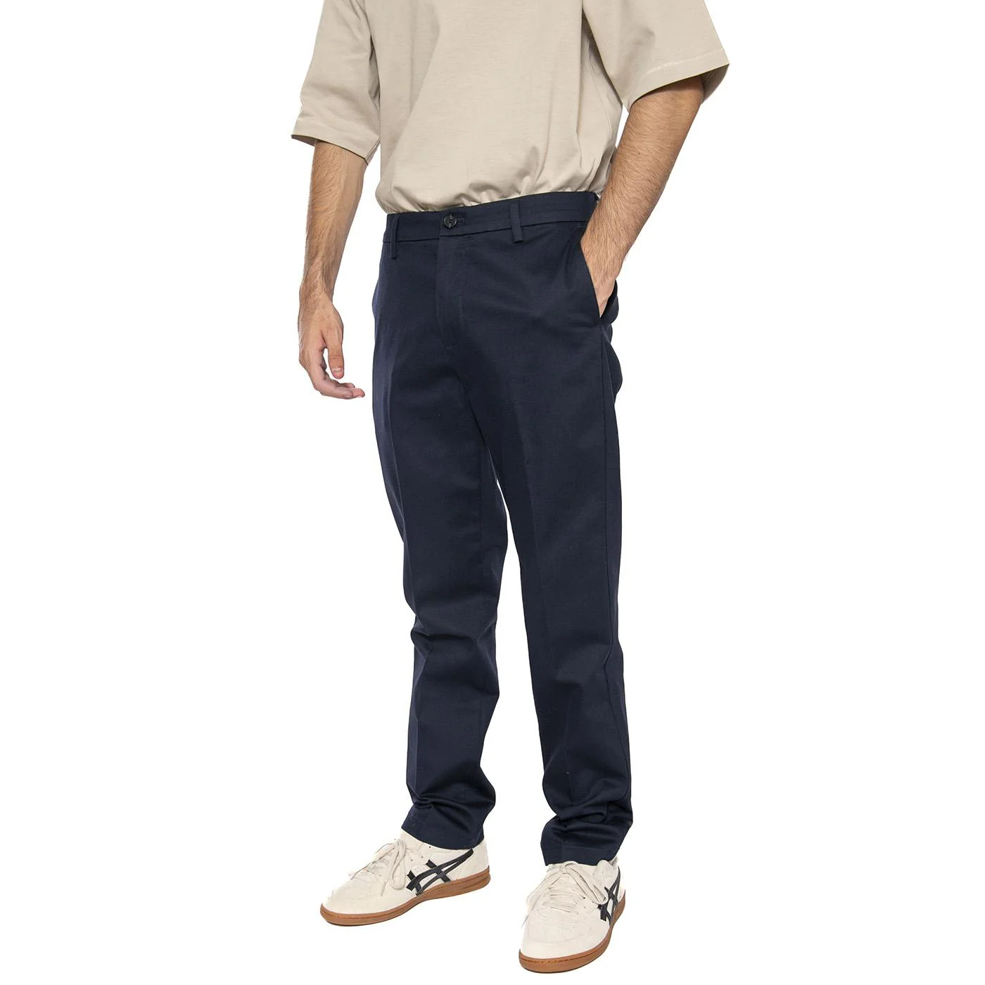 Docker Signature Stain Defender Navy Blazer - Pantaloni Uomo Blu Uomo DOCKERS