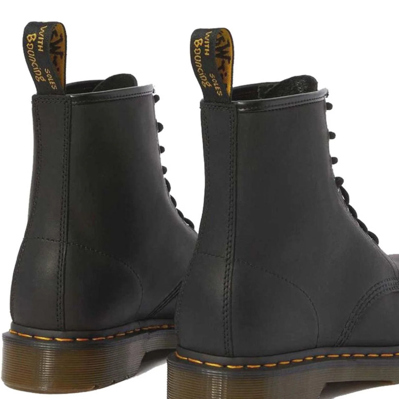 1460 GREASY BLACK - Stivaletti Stringati Uomo Neri  Uomo DR.MARTENS - Image 3