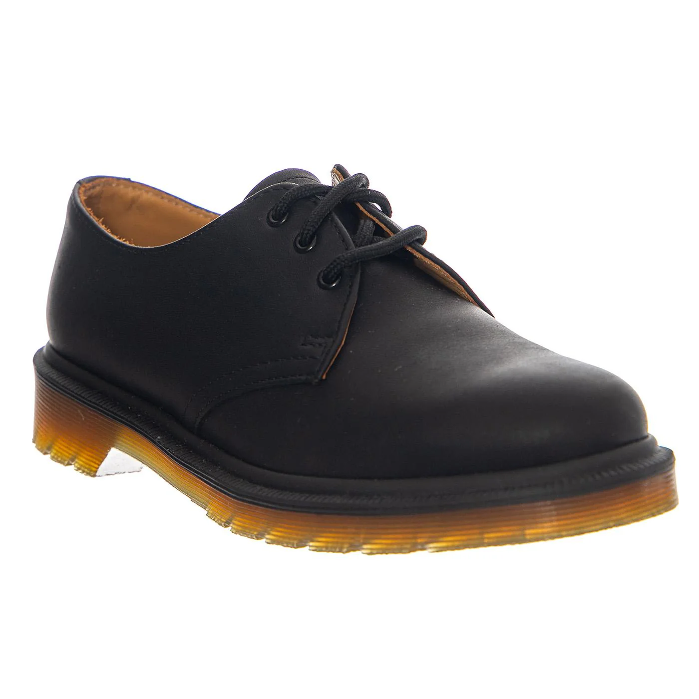 1461 Pw Lace-Up - Black Noir Greasy - Scarpe Stringate Profilo Basso Uomo / Donna Nere  Donna DR.MARTENS - Image 2