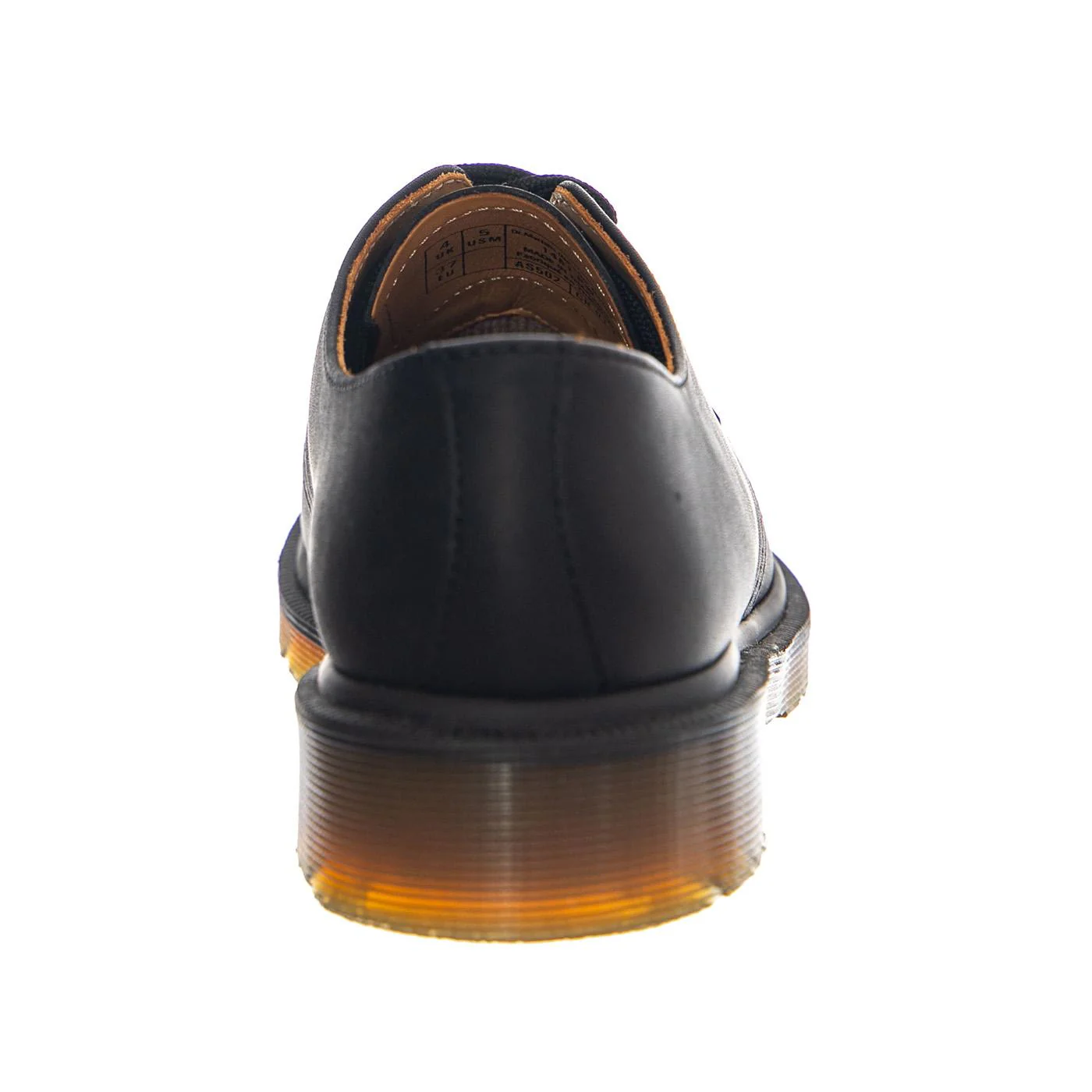 1461 Pw Lace-Up - Black Noir Greasy - Scarpe Stringate Profilo Basso Uomo / Donna Nere  Donna DR.MARTENS - Image 4