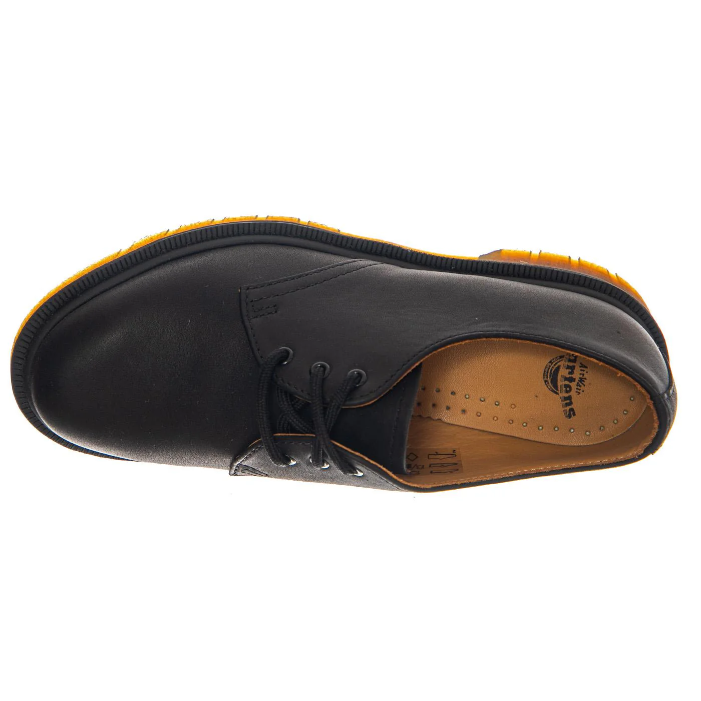 1461 Pw Lace-Up - Black Noir Greasy - Scarpe Stringate Profilo Basso Uomo / Donna Nere  Donna DR.MARTENS - Image 6