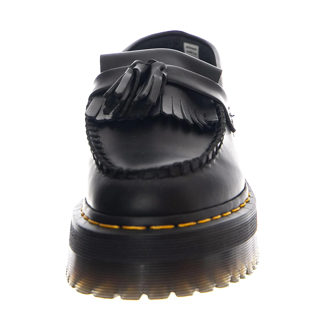 Adrian Quad Platform Loafers - Mocassini in Pelle con Nappe Donna Neri  Donna DR.MARTENS - Image 3