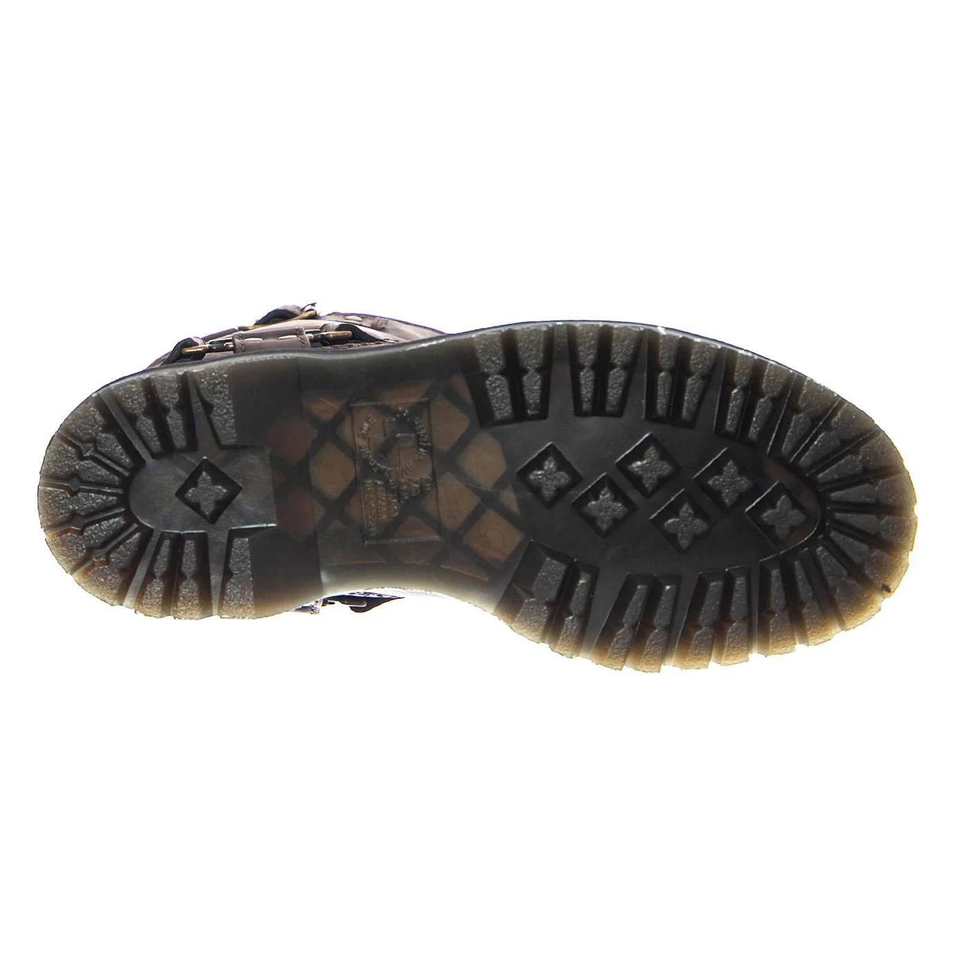 Anistone Hi - Dark Brown / Burnished Waxy Pull Up WP - Stivali Donna Marroni Donna DR.MARTENS - Image 5