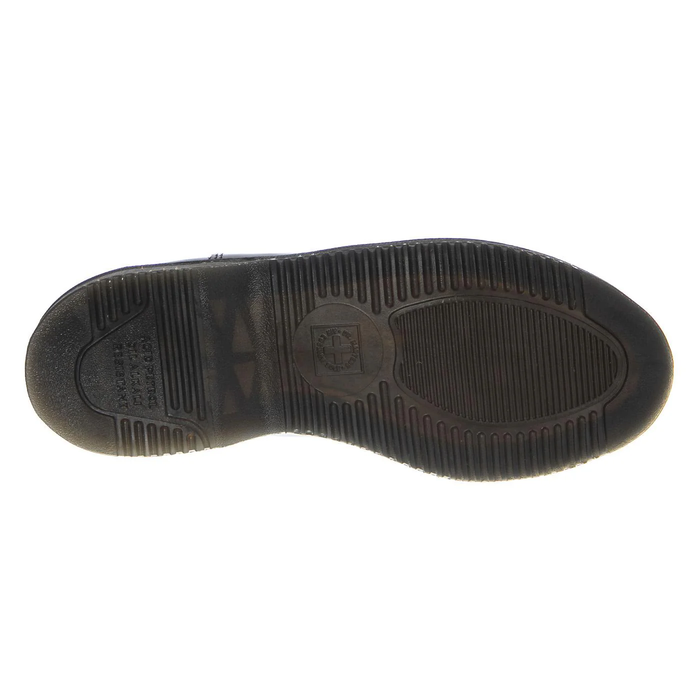 Dr. Martens Flora Black Polished Smooth - Stivali Unisex Neri Unisex DR.MARTENS - Image 5