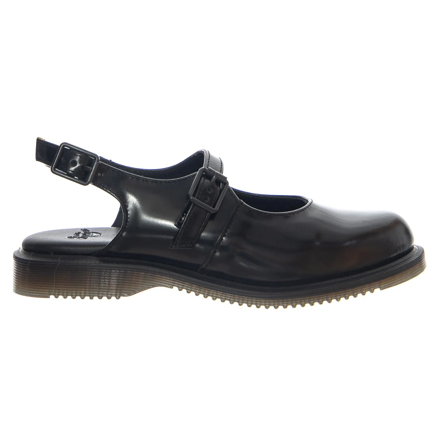 Madaline Polished Smooth Black - Sandali Donna Neri  Donna DR.MARTENS
