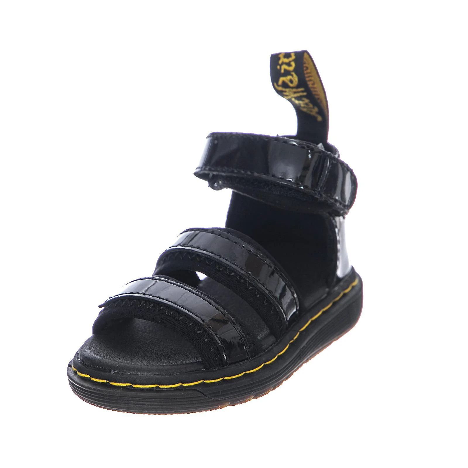 Marabel Infant Sandals - Black Patent Lamper - Sandali Bambino / Bambina Neri - Neonato Bambino DR.MARTENS