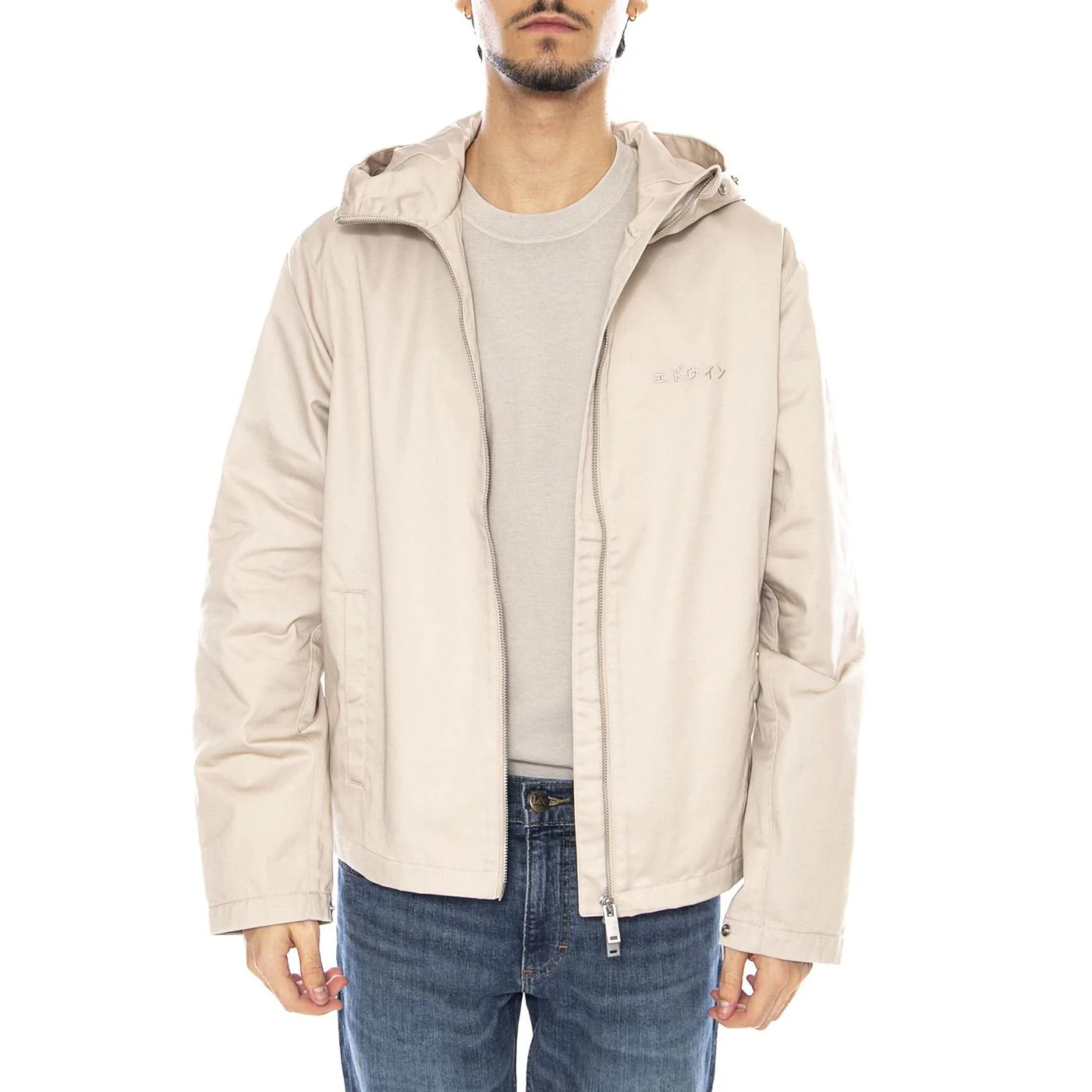 Dan Jacket Peyote - Giacca con Cappuccio Uomo Beige  Uomo EDWIN - Image 2
