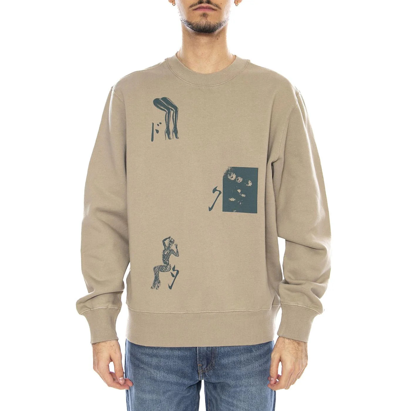 Dokuta Desire Sweat Seneca Rock Green -- Felpa Girocollo Uomo Uomo EDWIN - Image 2