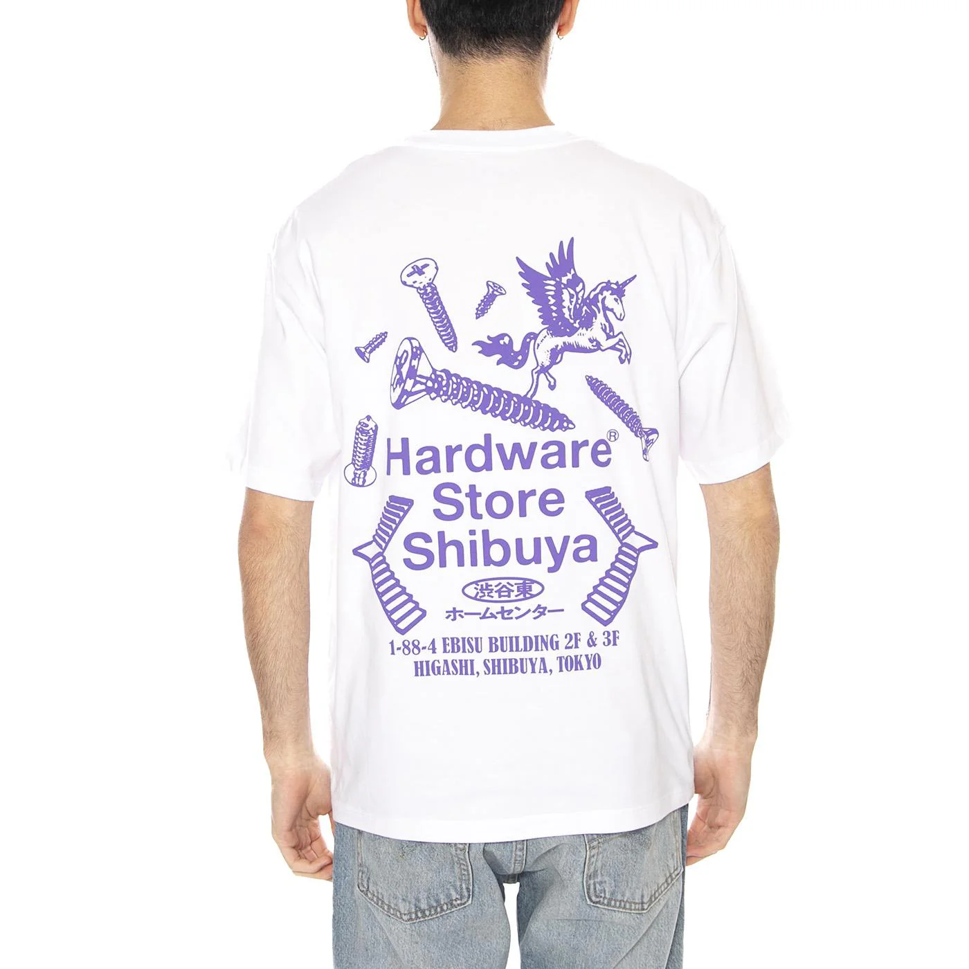 HARDWARE STORE SHIBUYA TS - Maglietta Girocollo Uomo Bianca Uomo EDWIN - Image 3