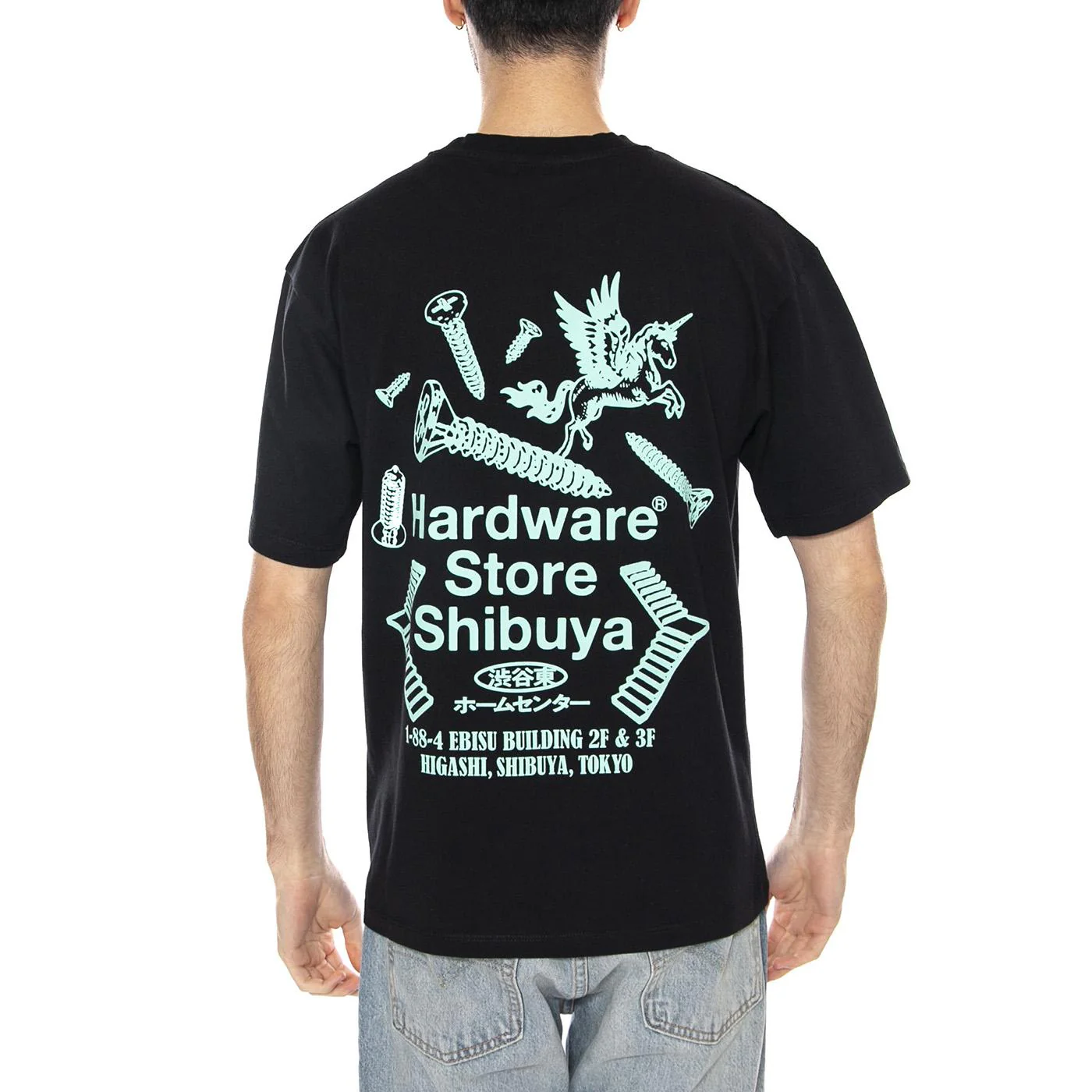 HARDWARE STORE SHIBUYA TS - Maglietta Girocollo Uomo Nera Uomo EDWIN - Image 3